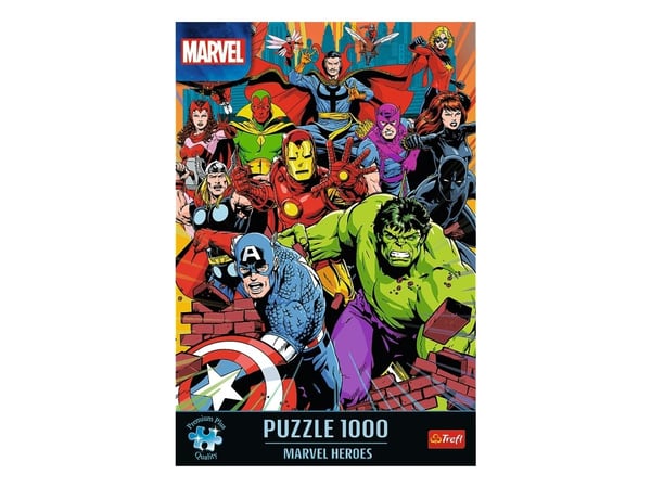 Trefl Premium Plus Quality Marvel Heroes, 1000 kpl, Sarjakuvat