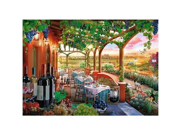 Trefl Puzzle 1000 elementtiä Premium Plus kevät viinitarha