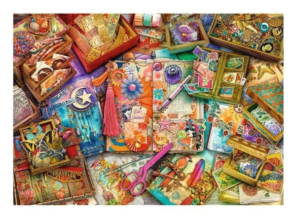 Trefl PUZZLE 1000 PremPlus TeaTime:Biurko dzienn...10849