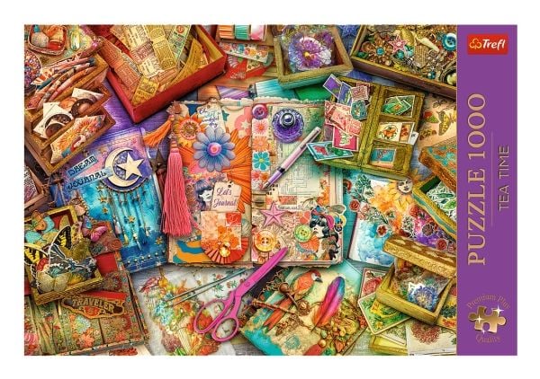 Trefl PUZZLE 1000 PremPlus TeaTime:Biurko dzienn...10849