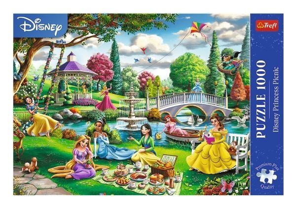 TREFL PREMIUM Puslespill "Piknik med prinsesse", 1000 brikker, 6 stk.