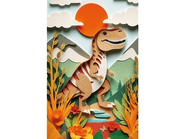 Trefl 40048, 160 stykker, Dinosaurer, 6 år