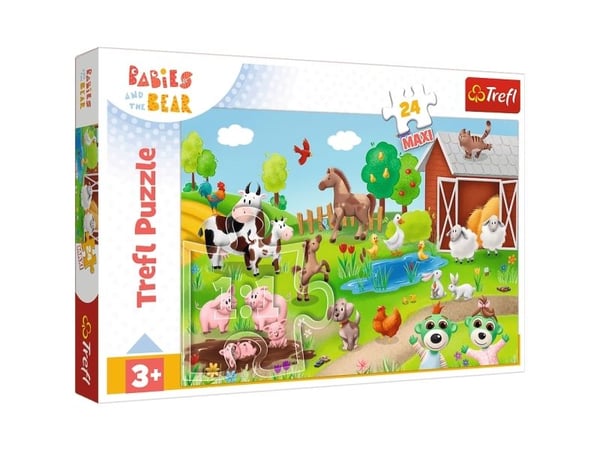 Trefl 14372, 24 stykker, Tegneserier, 3 år Trefl 14372, 24 stykker, Tegneserier, 3 år