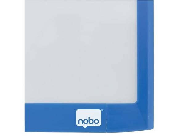 Nobo Mini Magnetisk Whiteboard med Färgad Ram 216x280 mm, Vågrät