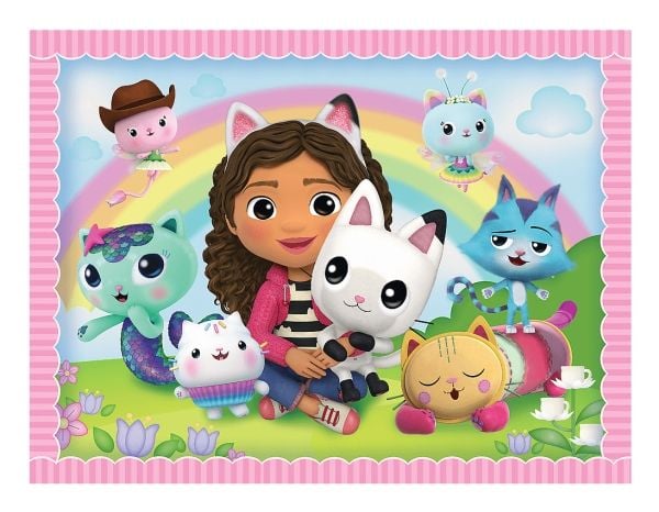 Trefl Gabby''s Dollhouse 93382, 48 styck, Tecknade serier, 3 År