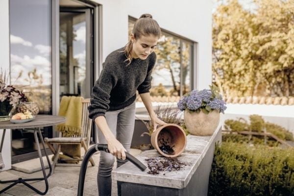 Kärcher 1.628-152.0, 1000 W, Trummdammsugare, Torr&våt, Dammpåse, 17 l, 74 dB