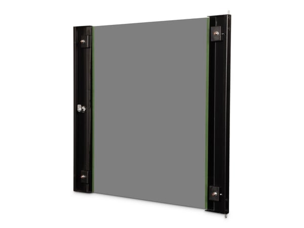 Digitus DN-19 DOOR-12-U-SW, Dør, Glass, Metall, Svart, 1 stykker, 3,75 kg