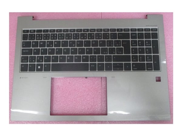 HP - Erstatningstastatur for bærbar PC - for models with discrete graphics - med ClickPad - bakbelysning - Tsjekkisk/slovakisk - med toppdeksel - f...