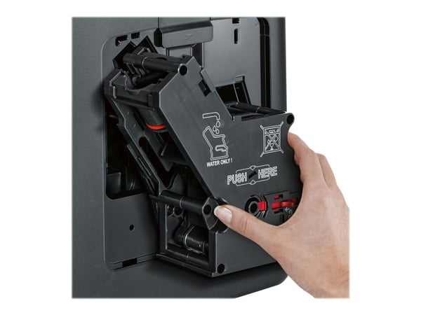 Siemens EQ.6 plus extraKlasse TE657F09DE - Automatisk kaffemaskin med melkeskummer - 19 bar - mørk inox