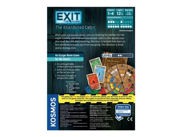 Thames & Kosmos - EXIT: The Abandoned Cabin - kortspill