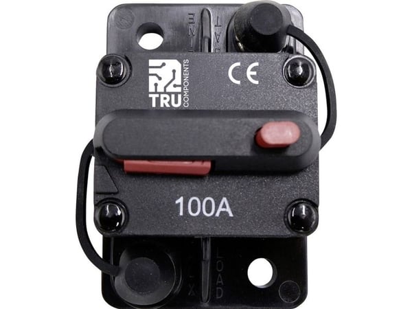 TRU COMPONENTS sikringsautomat 100 A sort 1 stk