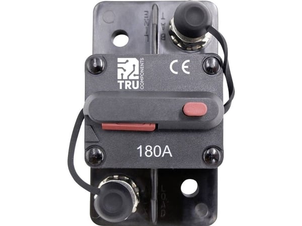 TRU COMPONENTS TC-13596608 sikringsautomat 180 A svart