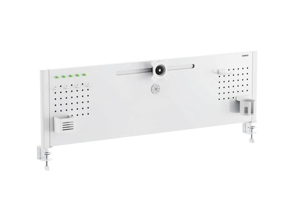 SpeaKa Professional SP-B25-02 skjerm + organizerboard, skjerm-/bordholder, matt hvit (SP-13660880)