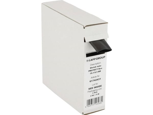 LAPP 61742437 Lämpökutisteputket Läpinäkyvä 3,2 mm 1,6 mm Kutistumisnopeus:2:1 12 m 12 m