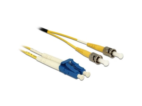Delock - Nettverkskabel - LC-enkeltmodus (hann) til ST-enkeltmodus (hann) - 10 m - 2 mm - fiberoptisk - dupleks - 9 / 125 micron - G.657.A1/OS2 - h...