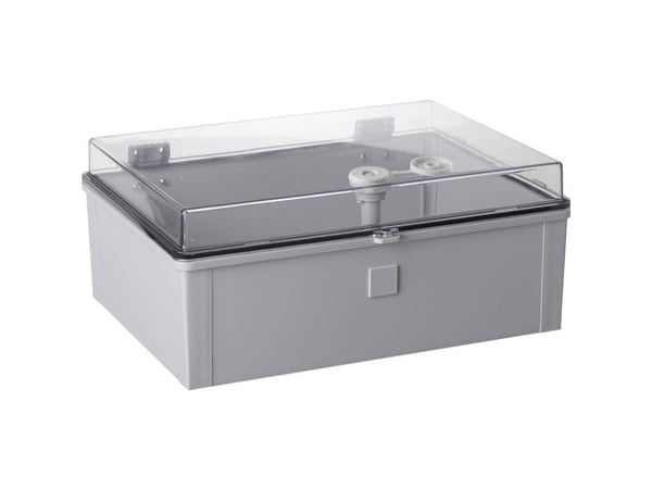 TRU COMPONENTS TC-PSC-30x40x17 Kotelo 300 x 400 x 170 ABS, polykarbonaatti Vaaleanharmaa 1 kpl