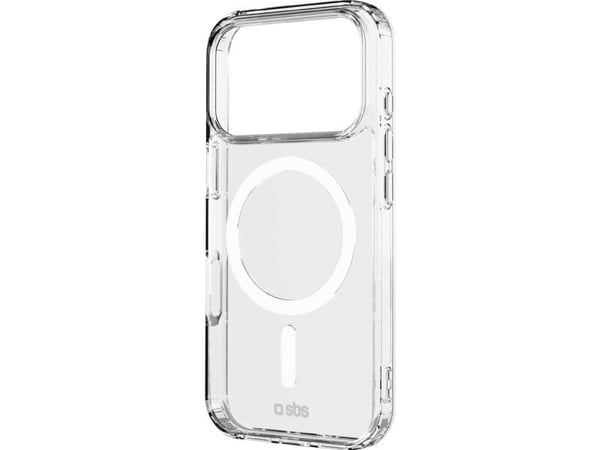 SBS TELIGMAGIP1763PT, Suojus, Apple, iPhone 17 Pro, 15,9 cm (6.28"), Läpinäkyvä
