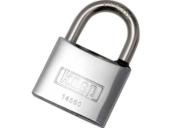 Kasp K14550A2 50 mm identisk krom nøkkelås
