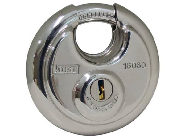 Kasp K16060D 60 mm krom nøkkellås