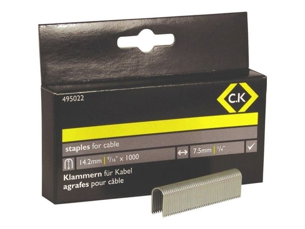 C.K 495022 stifter 1 stk. mål (L x B) 14 mm x 7,5 mm
