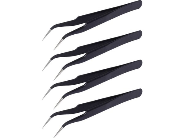Quadrios 25EC175 ESD-pinzett, seglspiss (25EC175) Quadrios 25EC175 ESD-pinzett, seglspiss (25EC175)