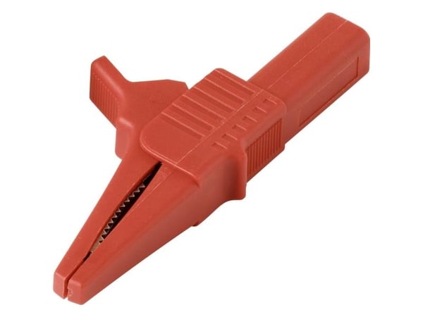 Voltcraft MSK-125 rot Krokodilklemme Steckanschluss 4 mm CAT II 300 V Rot (VC-17155630)
