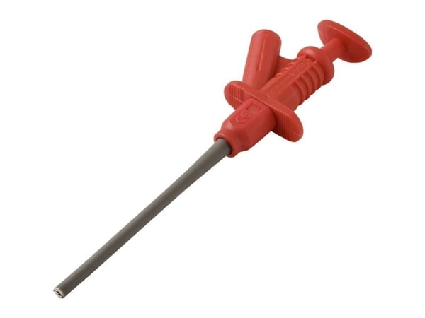 Voltcraft MSK-122 punainen turvapuristimella varustettu testianturi pistokeliitäntä 4 mm CAT II 1000 V (VC-17155665)