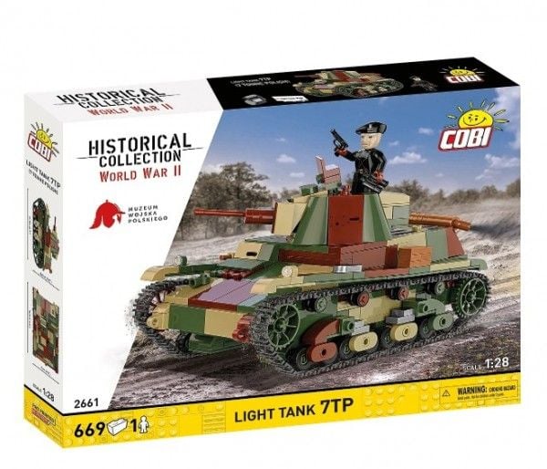 Cobi Bricks Light Tank 7TP 669 stykker