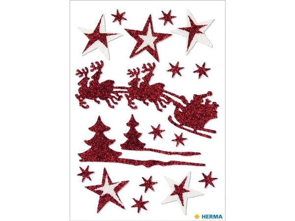 HERMA 3734, Papir, Permanent, Julaften, 18 stykker, 1 ark