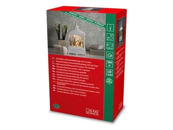 Konstsmide 4396-200, hvit, IP20, plast, 3000 K, 2 lm, batteri