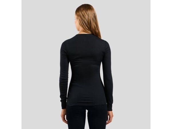 Odlo 159101-15000, Voksen, Hunkjønn, Sort, Baselag topp, Monokromatisk, XS