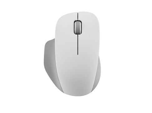 Xiaomi - Comfort Edition - mus - ergonomisk - 3 knapper - trådløs - 2.4 GHz - USB trådløs mottaker - hvit