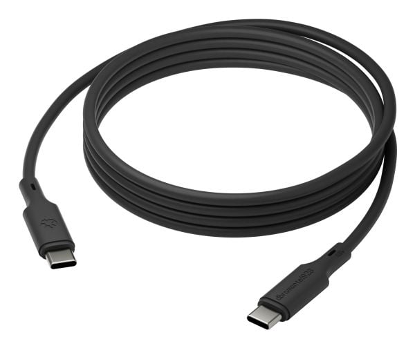 dbramante1928 IT - USB-kabel - USB-C til USB-C - 2 m - opp til 100W ladekraft - svart