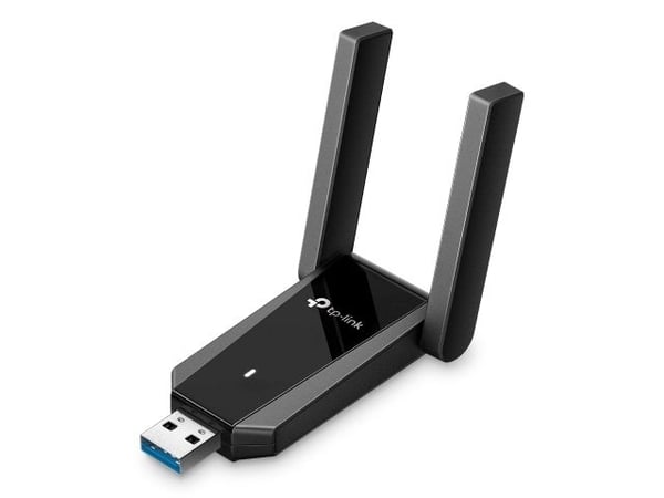 TP-Link TX30U Plus, Trådløs, USB, WLAN, Wi-Fi 6 (802.11ax), Svart