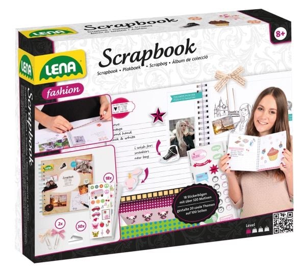 Lena 42332, Scrapbook för barn, 8 År, Multifärg