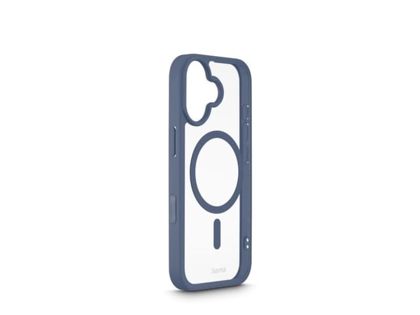 Hama Frame Protect, Etui, Apple, iPhone 17, 16 cm (6.3"), Blå, Gjennomsiktig