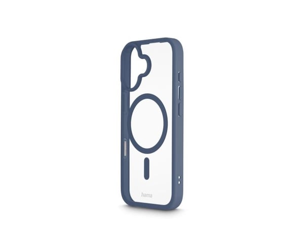 Hama Frame Protect, Etui, Apple, iPhone 17, 16 cm (6.3"), Blå, Gjennomsiktig