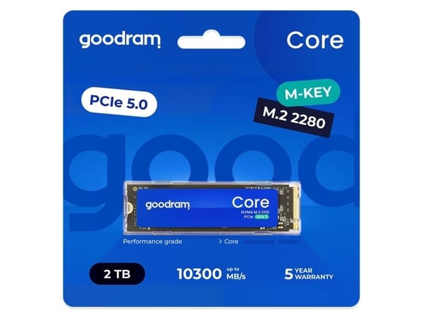 Goodram SSDR-GRC01-2K0-80, 2 TB, M.2, 10300 MB/s
