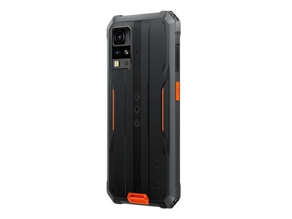 Puhelin BV4800 PRO/4/128GB oranssi BLACKVIEW puhelimen musta näkymä