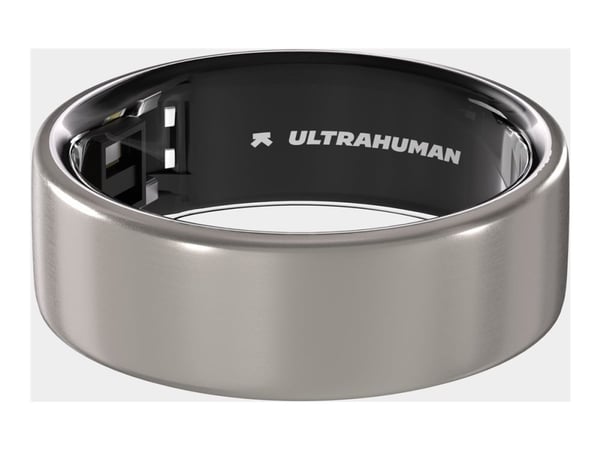 Ultrahuman Ring Air - 7 - smart ring - Bluetooth - rå titan