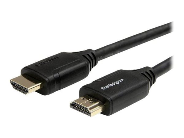 Startech 3ft (1m) Premium Certified HDMI 2.0 Cable with Ethernet, High Speed Ultra HD 4K 60Hz HDMI Cable HDR10, HDMI Cord (Male/Male Connectors), F...