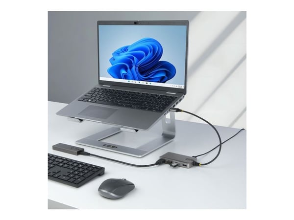 Startech - Hub - 4 x USB 3.2 Gen 1 + 1 x USB-C + 1 x USB-A 3.2 Gen 1 - stasjonær