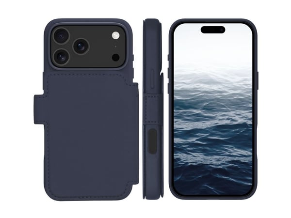 dbramante1928 Lynge - Lommebok for mobiltelefon - MagSafe-samsvar - deep water - for Apple iPhone 17 Pro Max