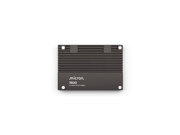 Micron 7600 PRO - SSD - Read Intensive - kryptert - 3.84 TB - intern - 2.5" - U.2 PCIe 5.0 x4 (NVMe) - FIPS 140-3 Level 2 - TCG Opal Encryption