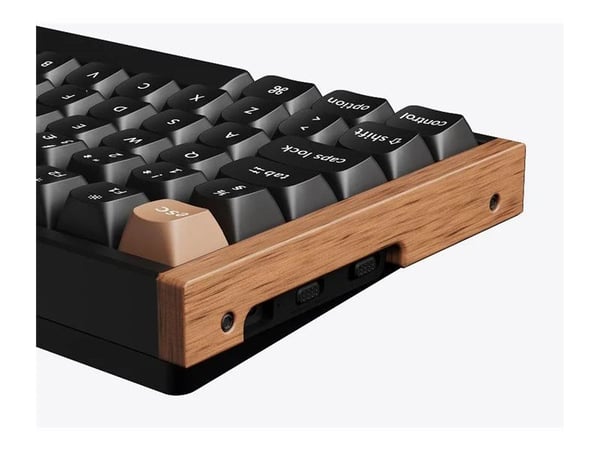 Keychron K4 HE, Langallinen & langaton, USB + RF Wireless + Bluetooth, Magnetic-mechanical key switch, RGB LED, musta, Puu