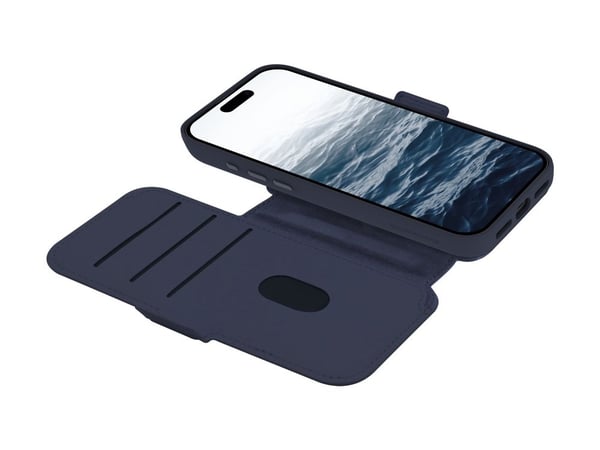dbramante1928 Lynge - Lommebok for mobiltelefon - MagSafe-samsvar - deep water - for Apple iPhone 17 Pro Max