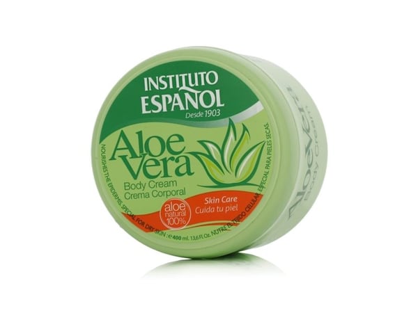 Instituto Español Aloe Vera, Kerma, Naisten, Ryppyjä ehkäisevä, Elastisuus, Kosteuttava, Ravitseva, Elvyttävä, Tasoittava, 400 ml, Purkki, Aqua (wa...