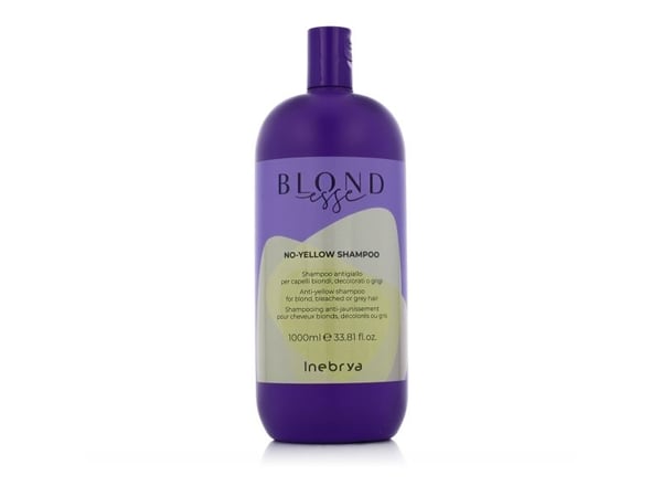 INEBRYA_Blondesse No-Yellow schampo för blont, blekt, slingat och grått hår 1000 ml