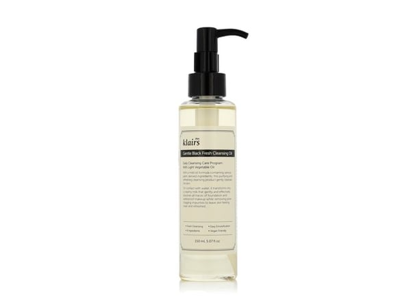 Dear, Klairs Gentle Black Fresh Cleansing Oil 150 ml