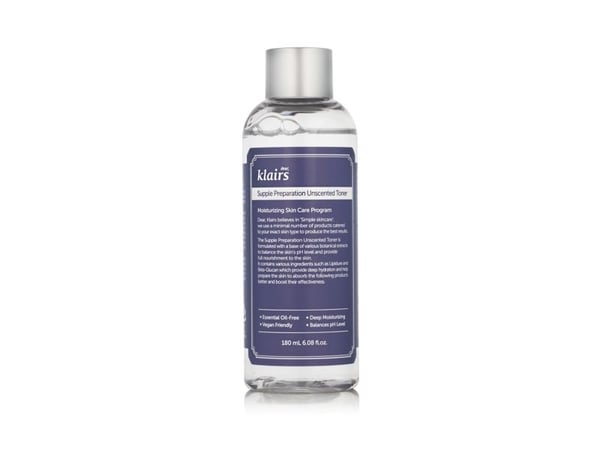 Dearklairs Supple Preparation Unscented Toner 6.08 Fl Oz - Lightweight Essential